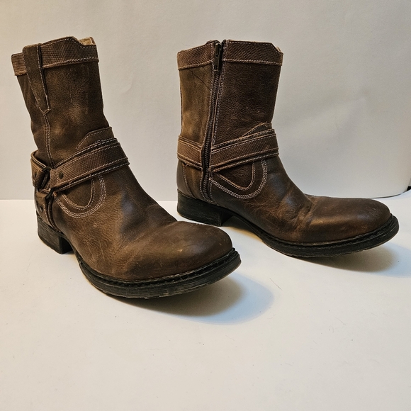Roan by Bed Stu Colton Brown Leather Boots Size 10.5 Mens - Picture 2 of 7